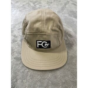 Fayettechill 5 Panel Hat Cap Camper Khaki Tan Snapback Camping Hiking Outdoor